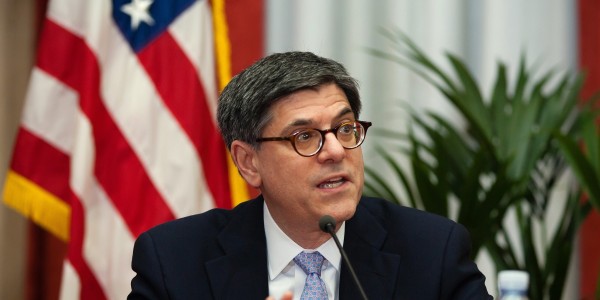 Portugal's Finance Minister Luis Albuquerque And US Treasury Secretary Jacob J. Lew News Conference